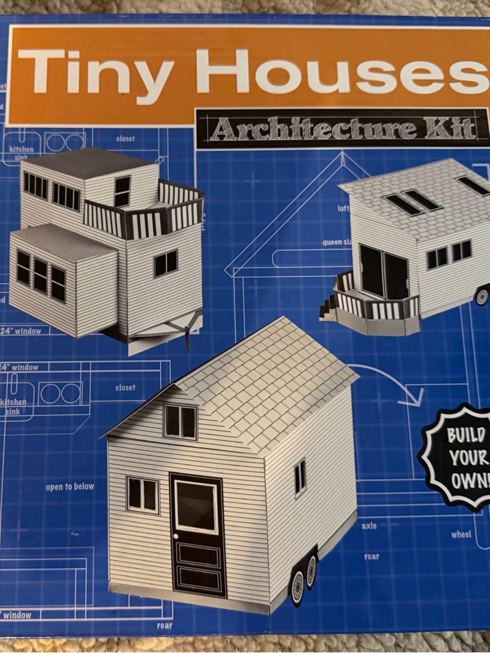 Tiny Houses Architecture Kit BUILD YOUR OWN TINY HOUSE Activity Creative Gift